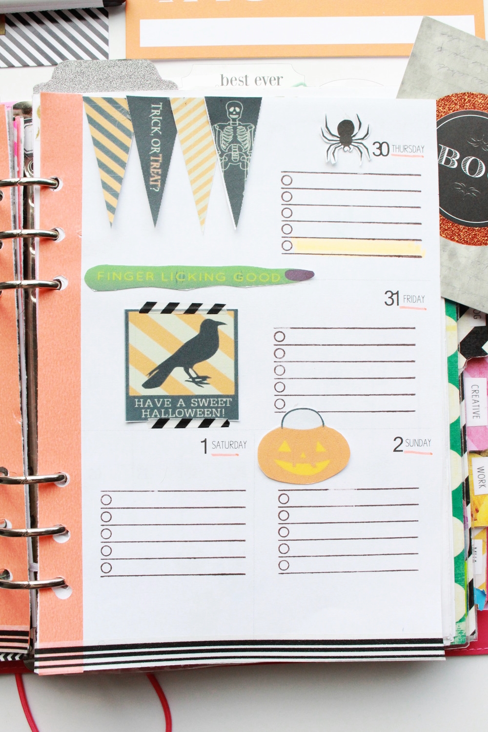 Halloween Filofax