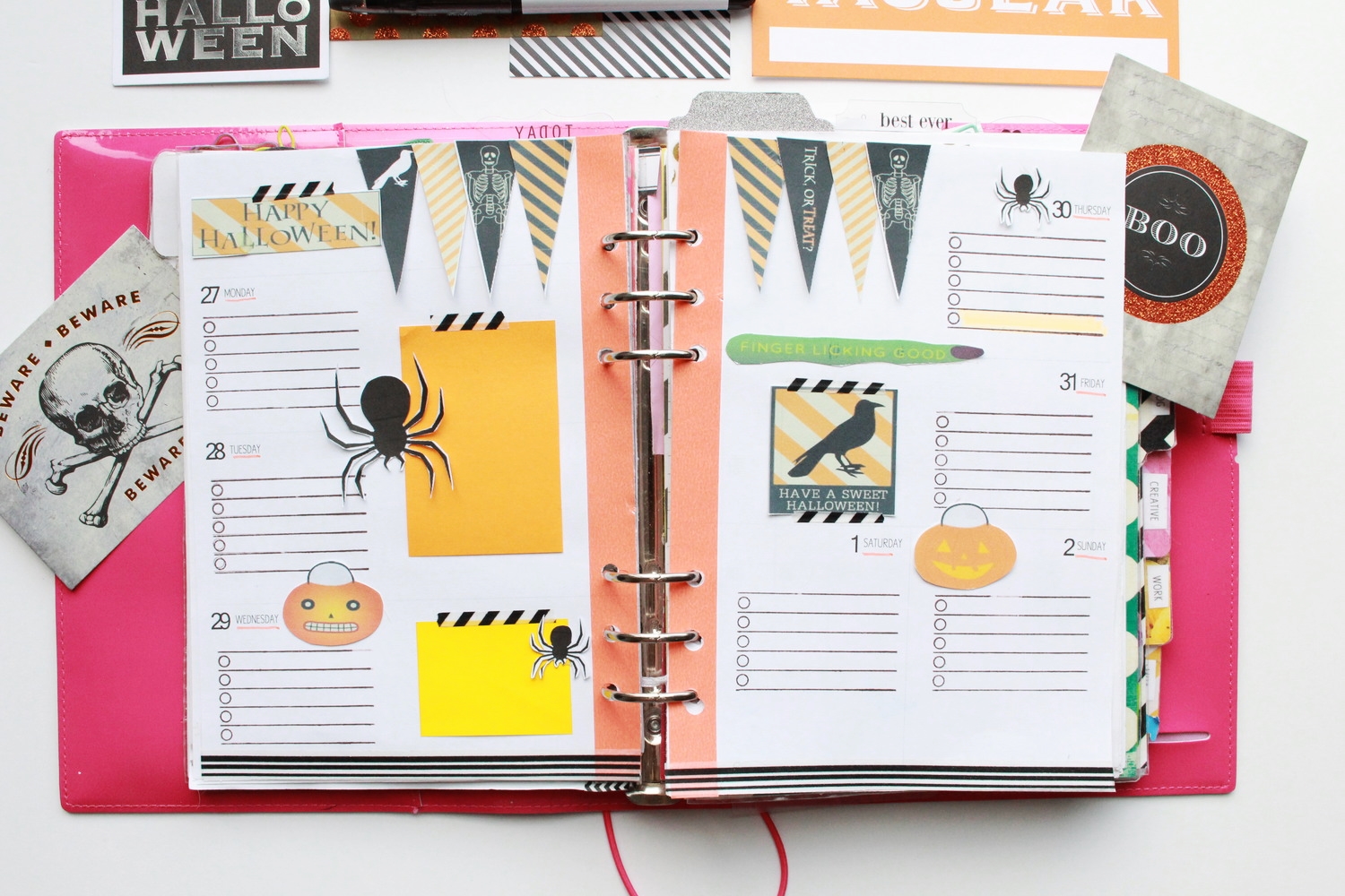 Halloween Filofax