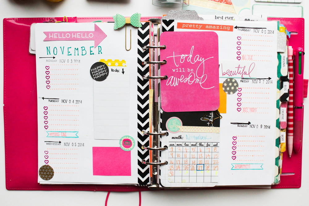 Filofax weekly