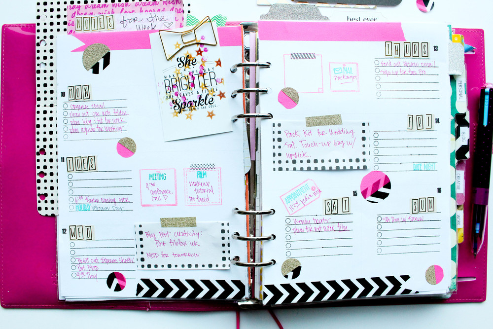 Filofax layout wk 46