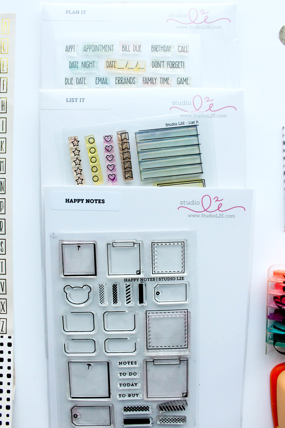 Studio L2E Stamp Sets 