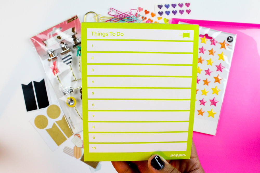 Poppin Inc. To Do List Pad