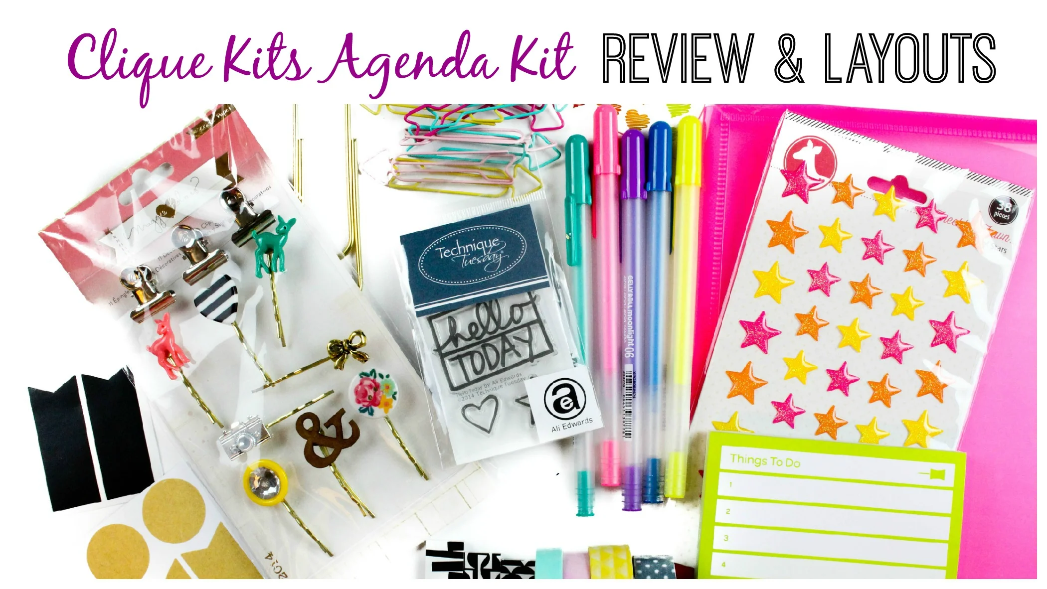 Clique Kits Agenda 2015 Starter Edition Kit