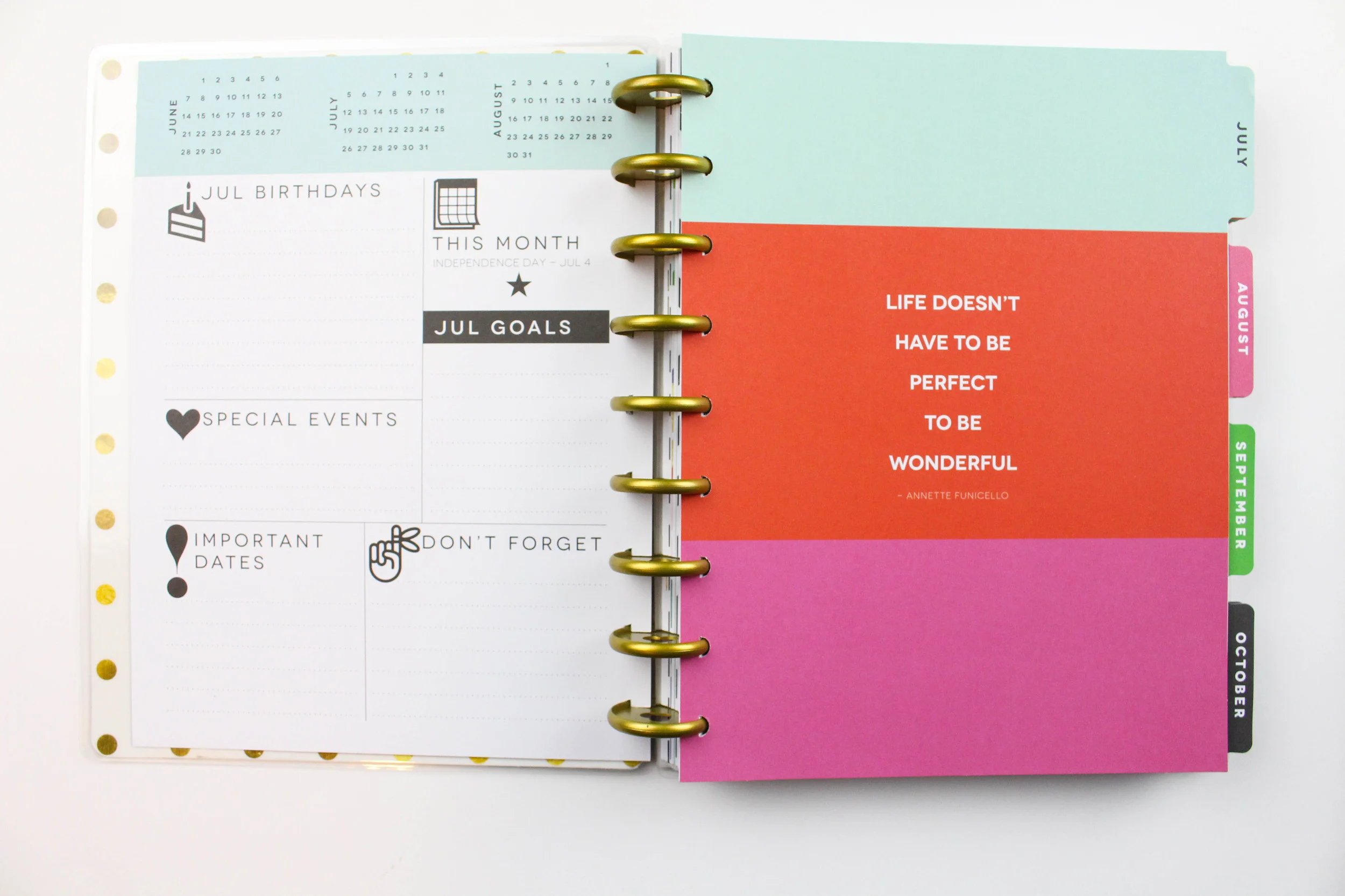 Review Me and My Big Ideas Create 365 Happy Planner — villabeauTIFFul