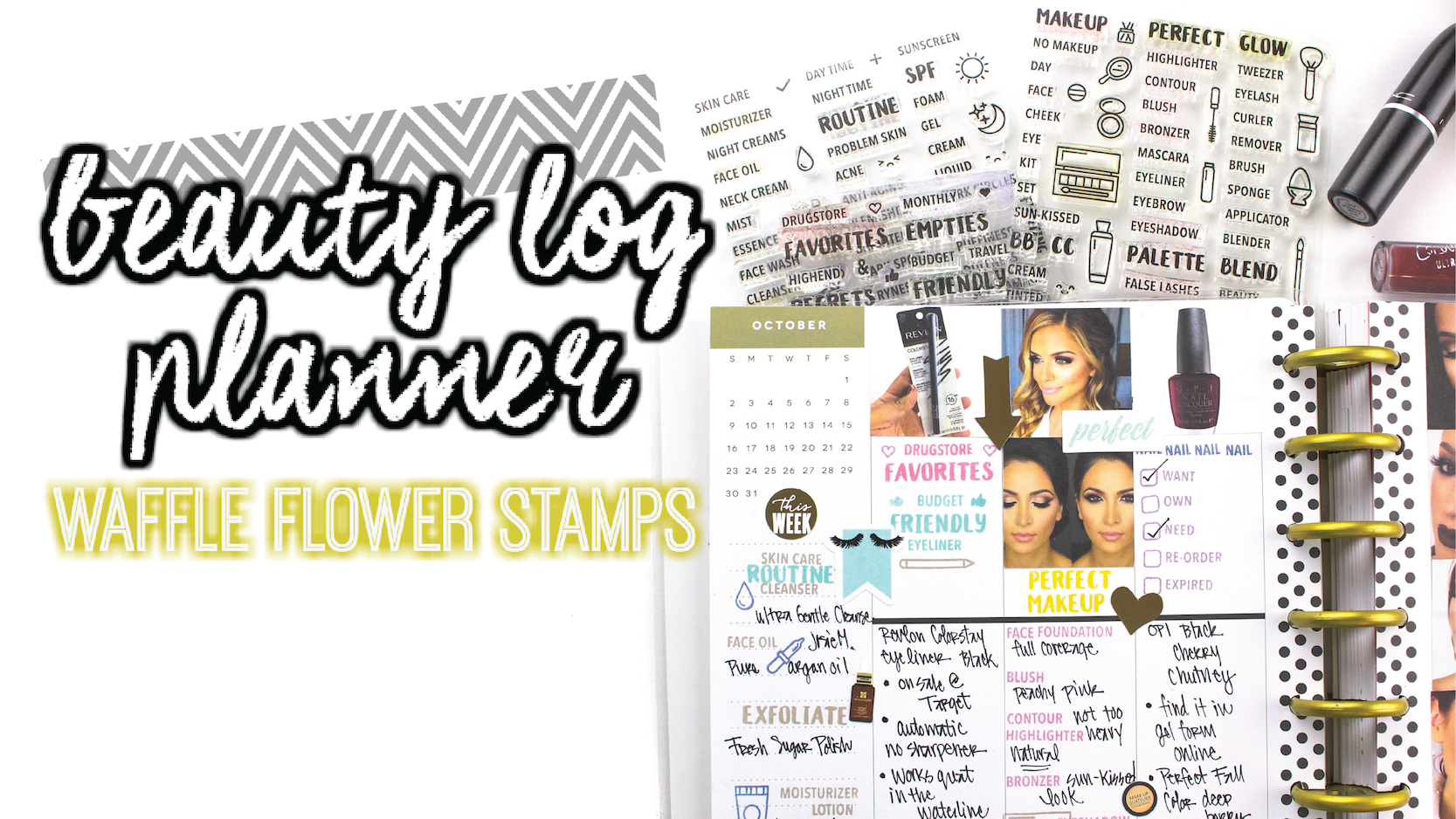 Beauty Log Planner Using The "Hello Beautiful" Happy Planner™