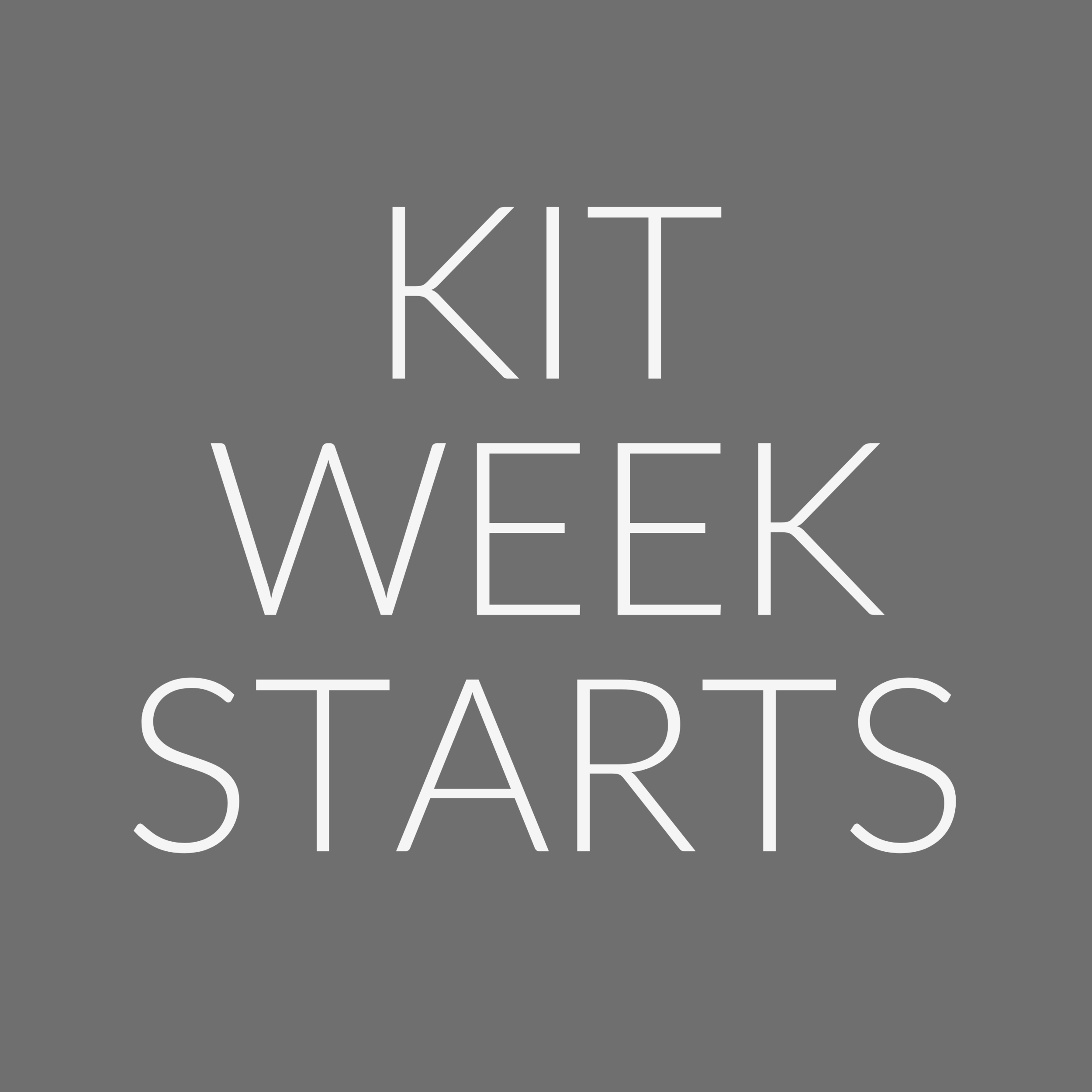 April Kit Week