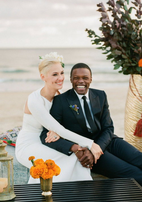 Lisa Salzer & Marlon Taylor-Wiles as featured in VOGUE Magazine.