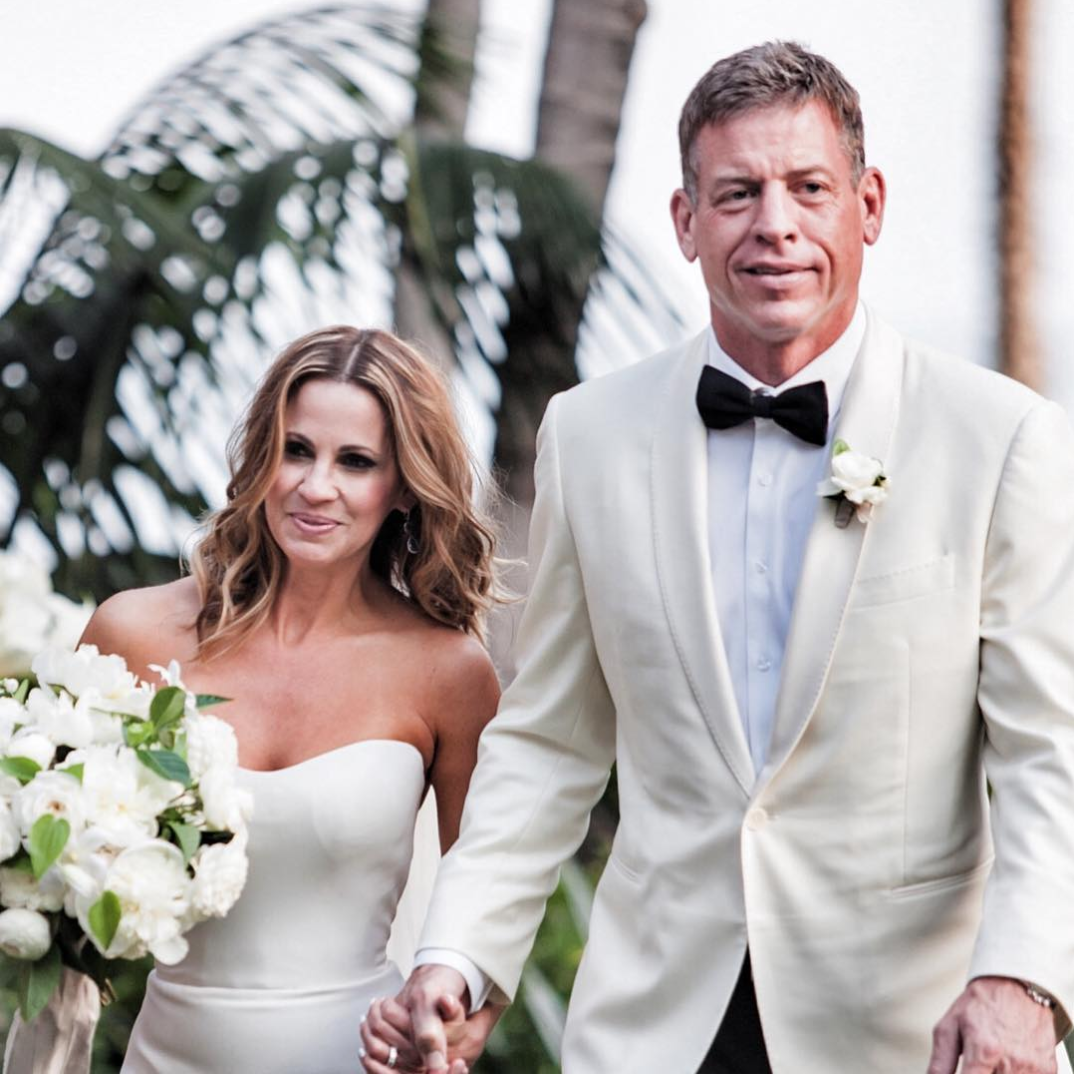 Troy Aikman & Capa Mooty as featured in PEOPLE Magazine