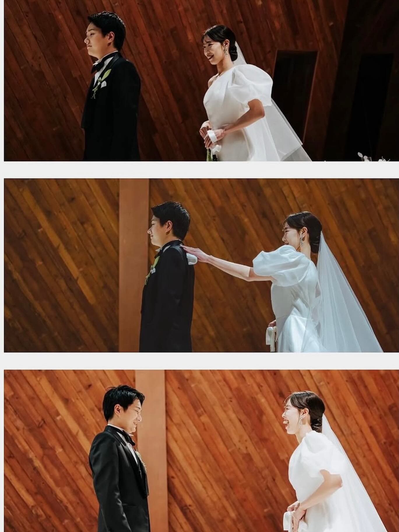 First Look &hellip;. Romona Keveza bride featured in Real Wedding. Thankyou @authentique__dress for sharing!