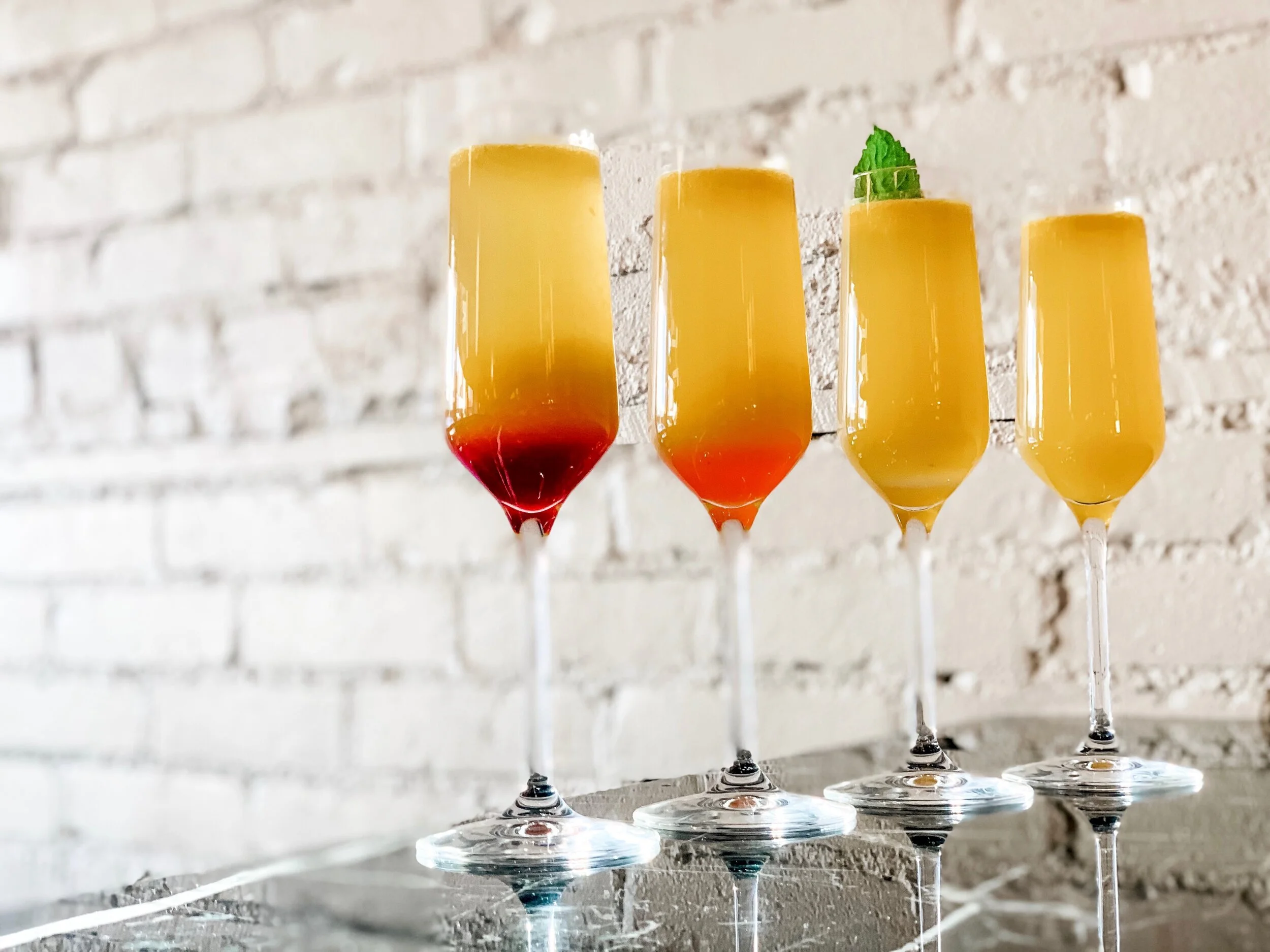 mimosa flight in flutes.jpg