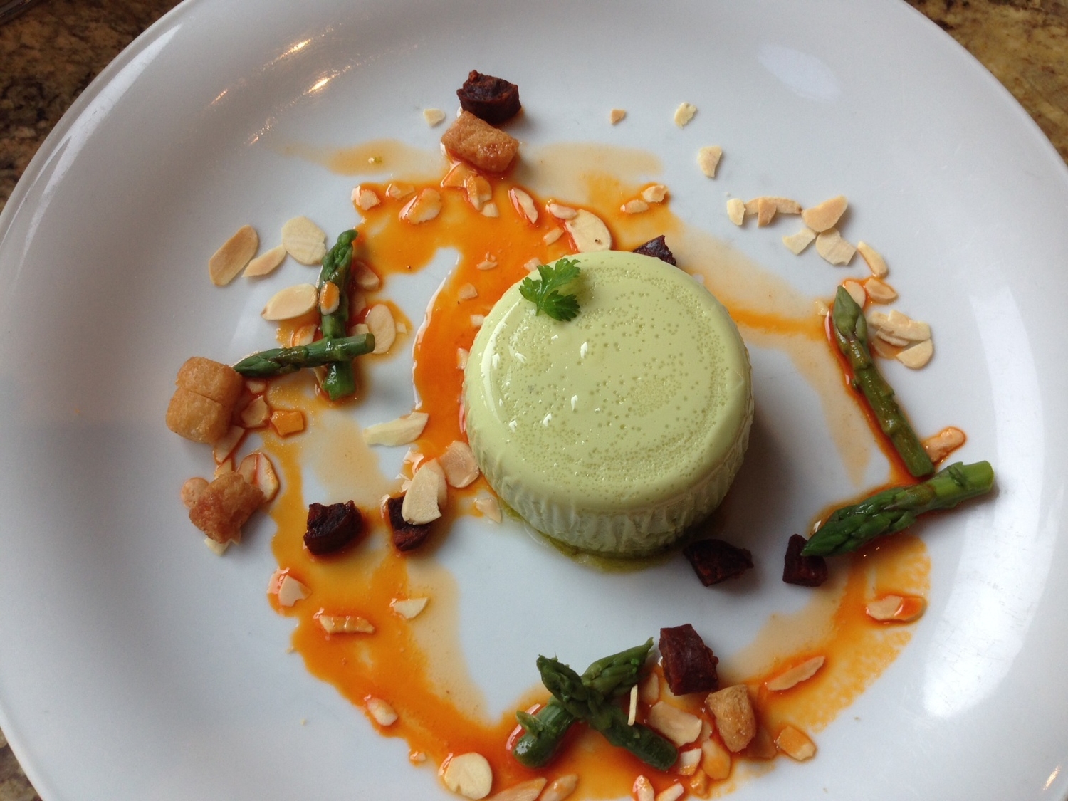 Asparagus Custard