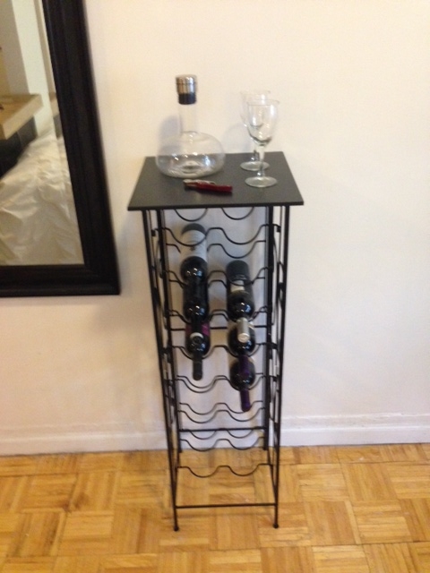 I put this wine rack together myself, thank you very much.