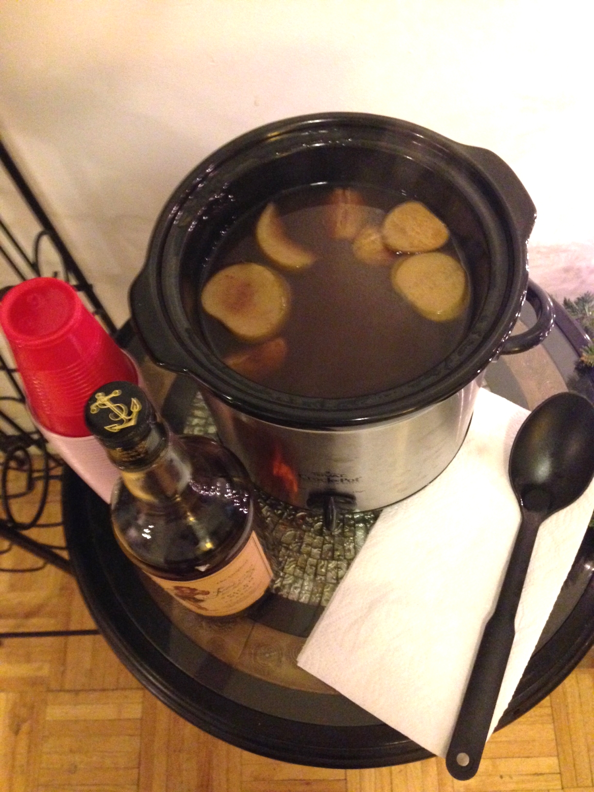 Spiked, Spiced Rum Cider!