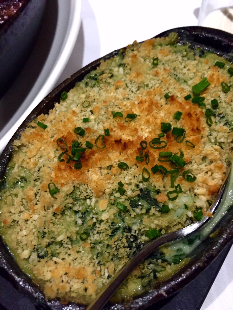 creamed spinach