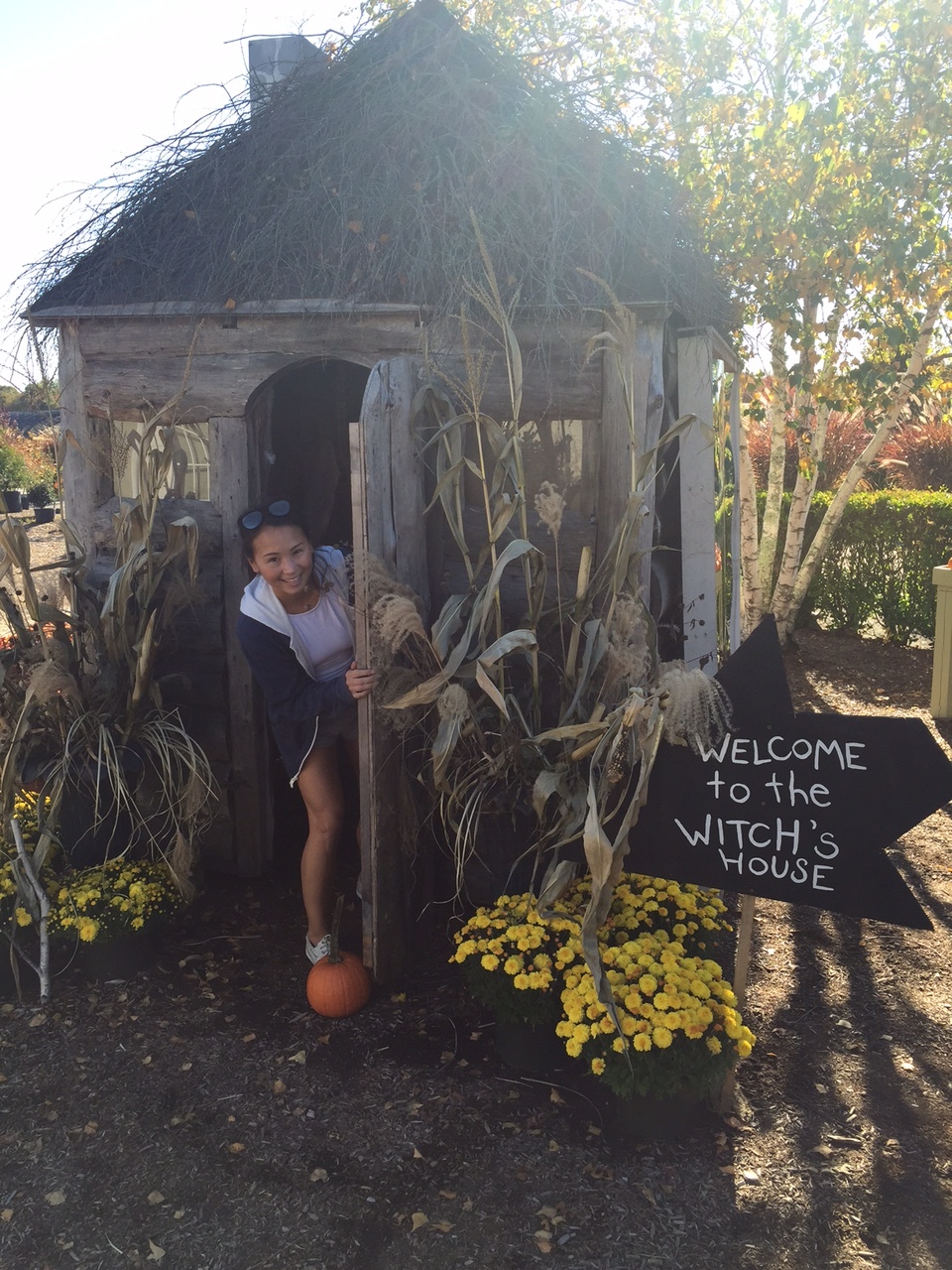 Matt looked at this shed and excitedly said "Babe, we have to get a picture of you in here!" How romantic.