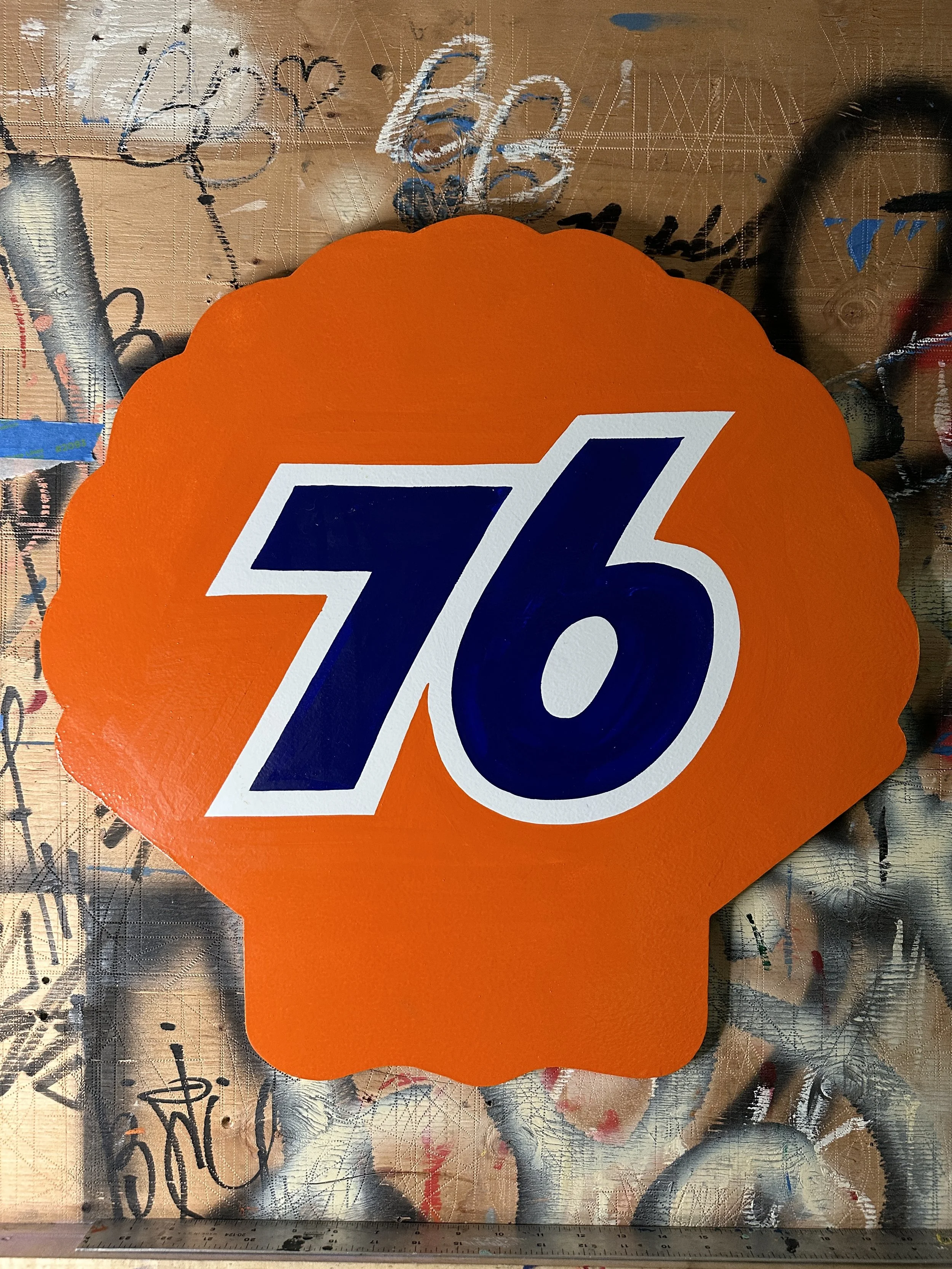 "Identity Crisis" 76/shell Sign