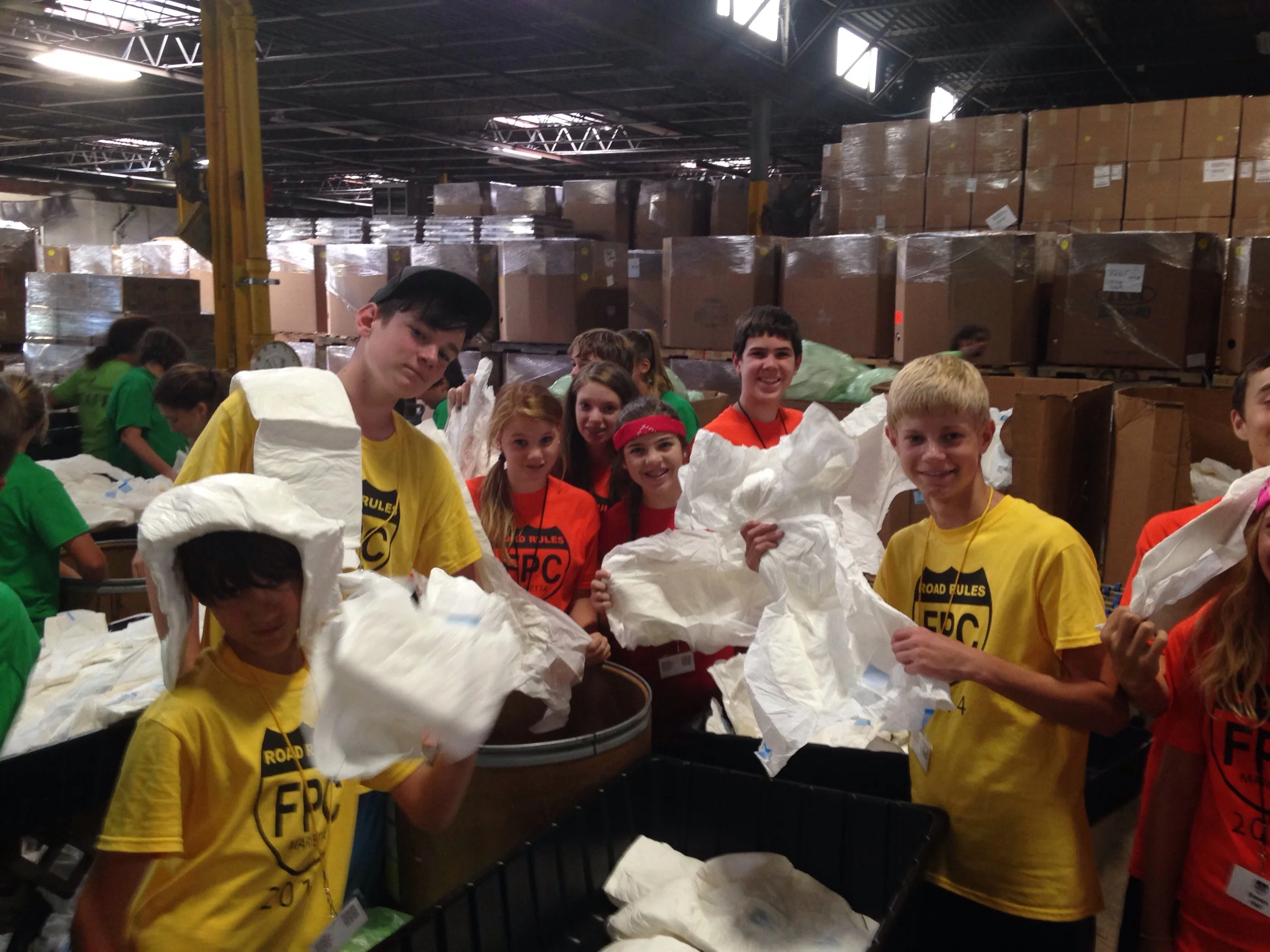 Broke the record for most adult diapers sorted in one day!