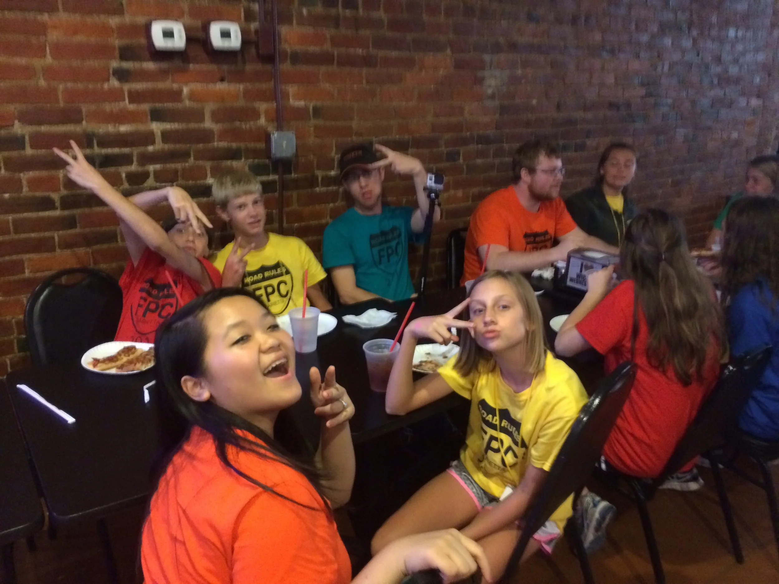 Pizza for dinner in Indiana.