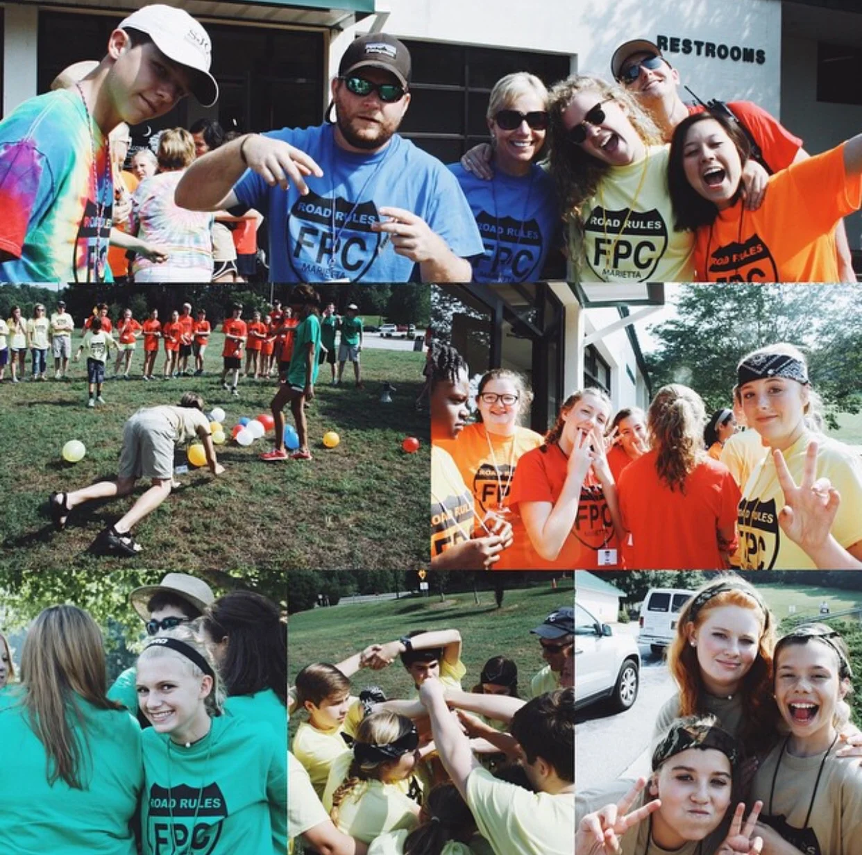 1st stop complete-- the Green and Blue team took the win for the first two challenges! Next stop lunch