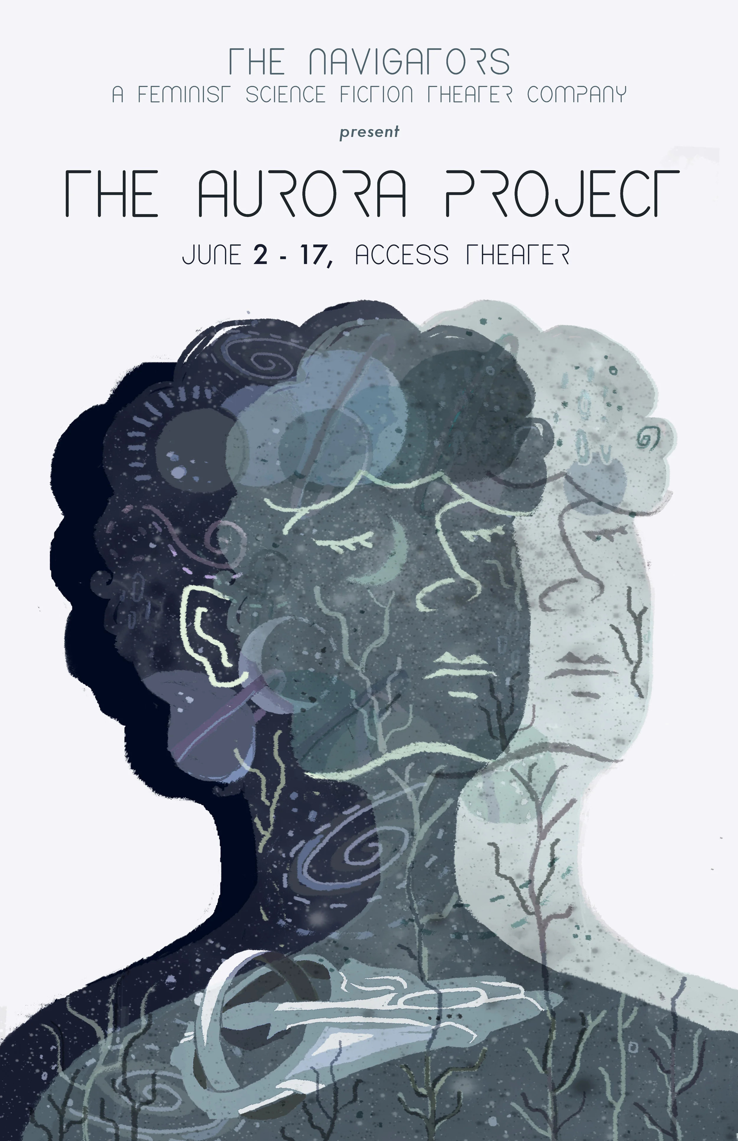 Poster by Hannah Ross.