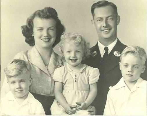 Mom, Dad, Steve (left), Dottie Anne, Patrick (author)