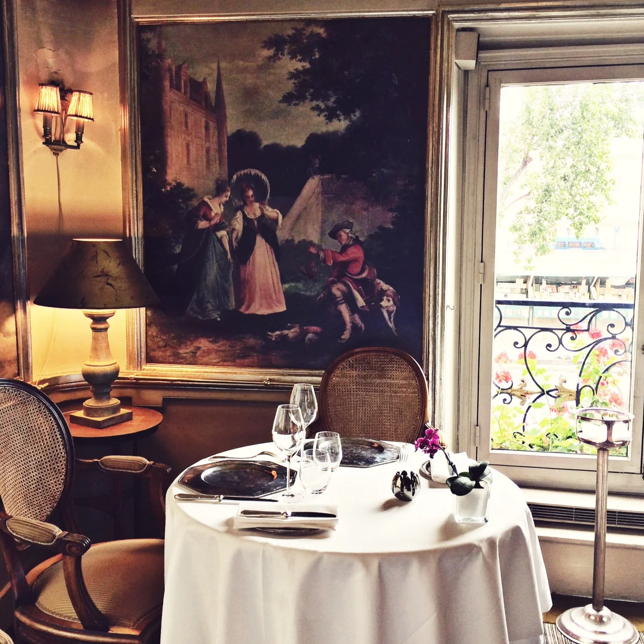 So this isn't exactly our table but I took this picture cause it's better composition wise.