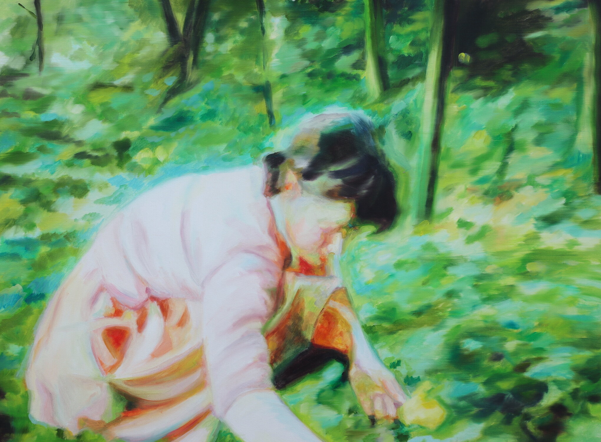 Untitled (picking flowers)