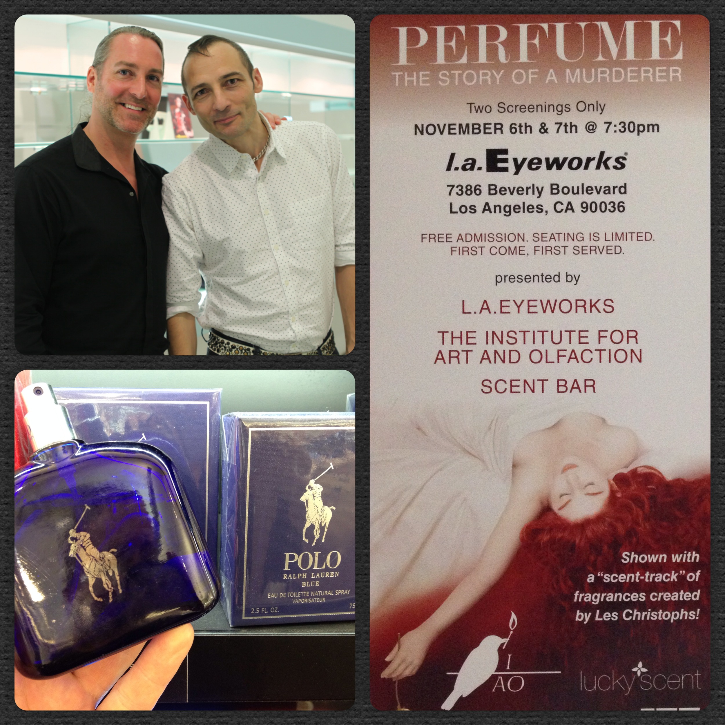 Great time experiencing Christophe Laudamiel's inspiration and olfactory interpretations of "Perfume-The Story of a Murder"