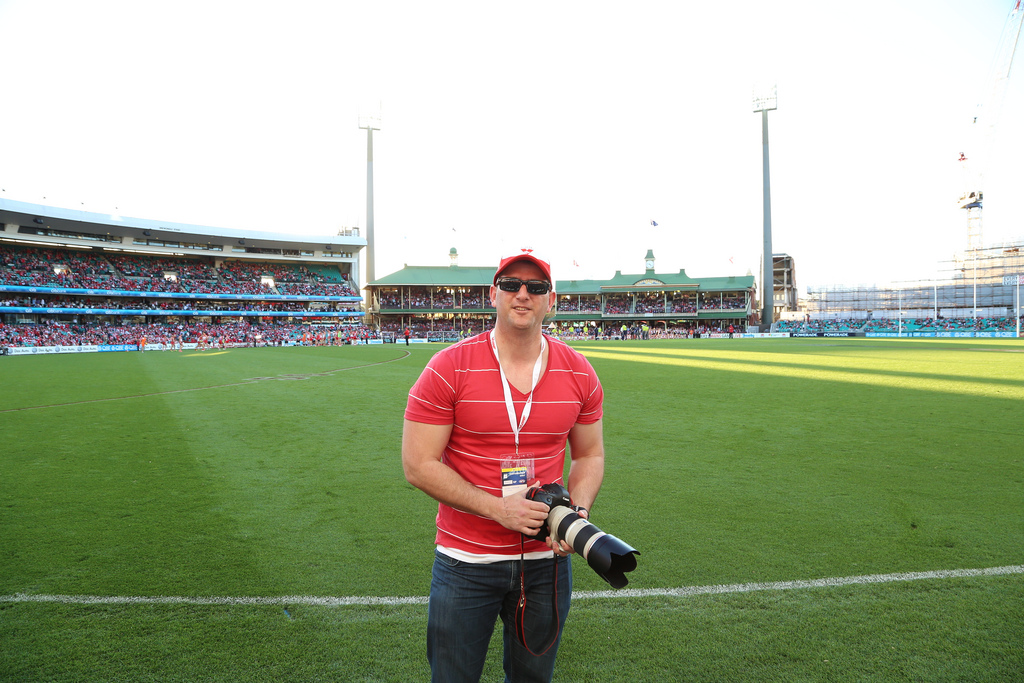 Photo by Steve Christo at half-time