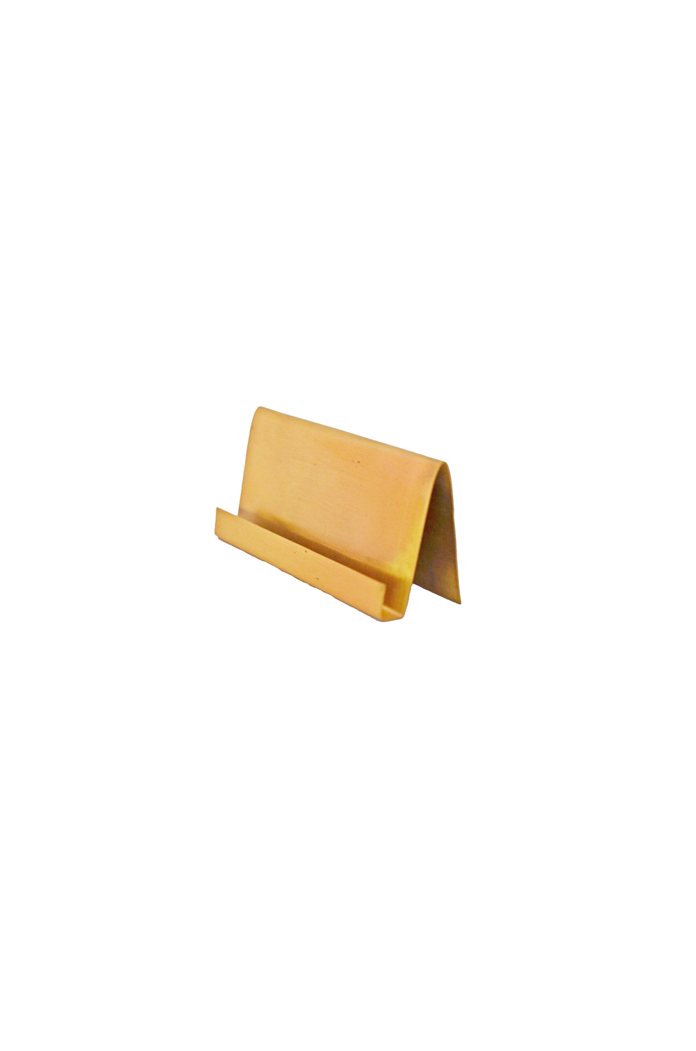 Porte carte laiton doré