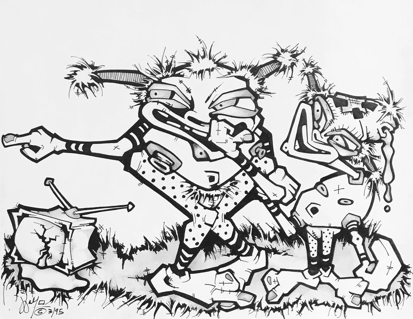  Laughing Lunatics, 1995. 