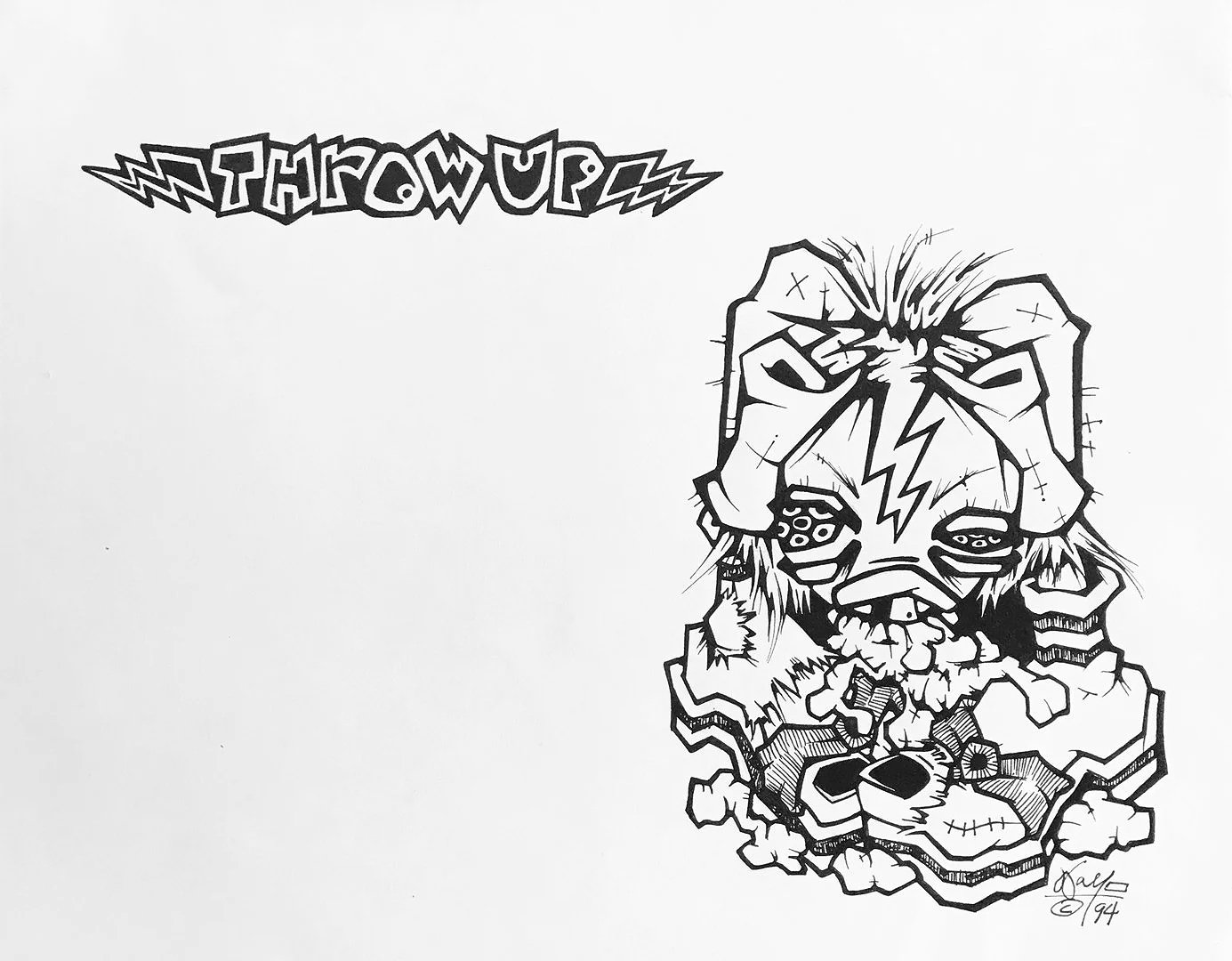  Throw Up, 1994. 