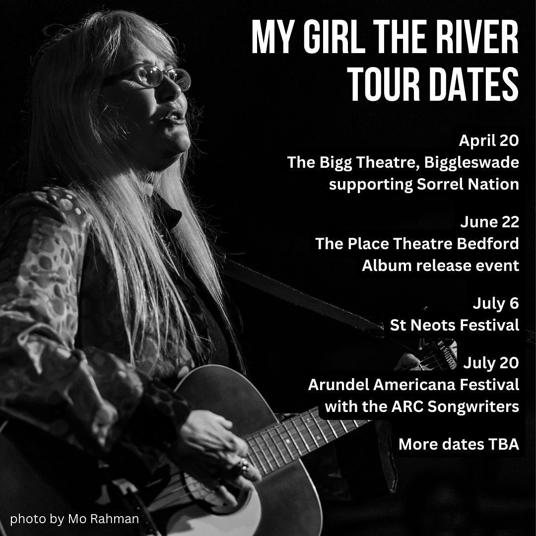 Gigs! I love gigs! Tomorrow supporting the wonderful @sorrelnation @biggtheatre 

And a special album release celebration in Bedford @theplacebedford with tickets on sale next week! Planning a special experience. Hope you can make it.
And more dates 