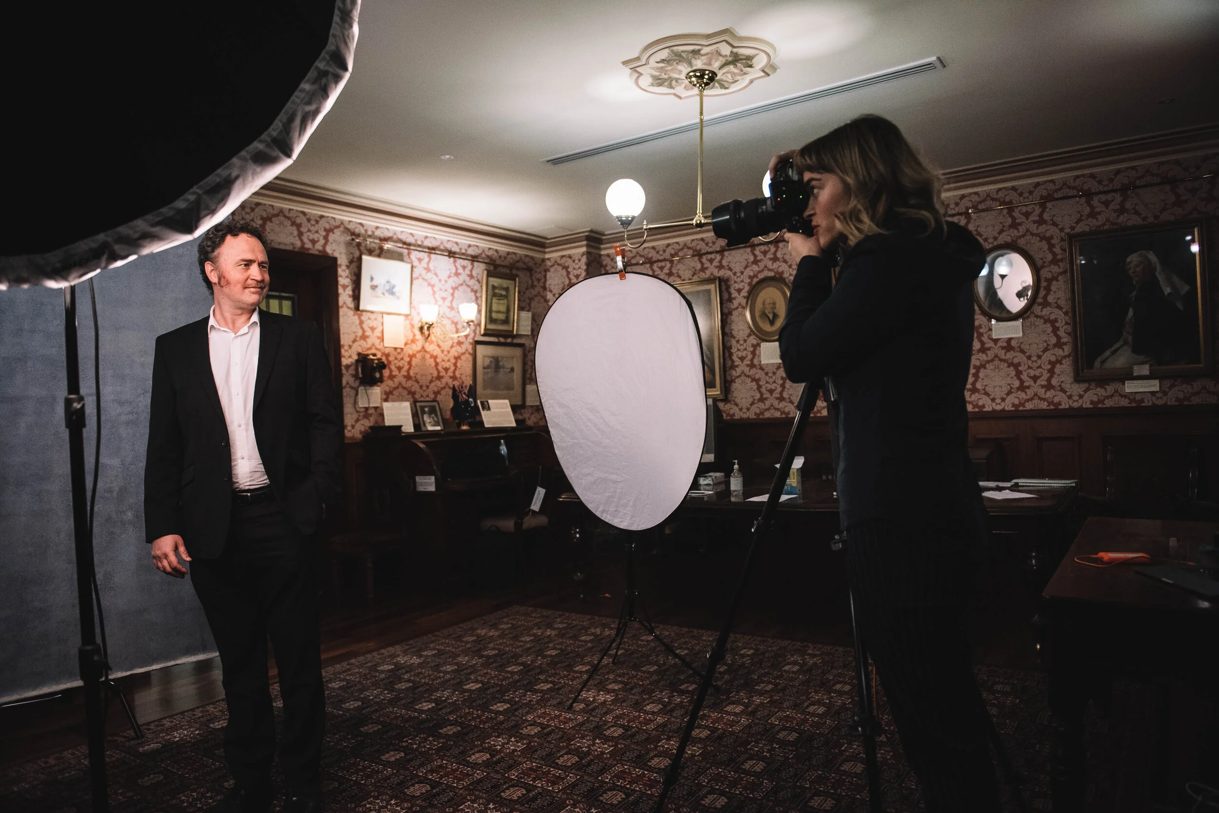 Behind the scenes taken by Kate Disher-Quill