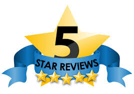 Best Healthcare Service Rating Close-up of Five Stars Drawing and