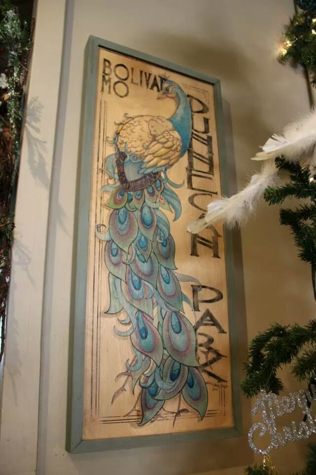 Artwork designed to honor local landmarks. Sold.