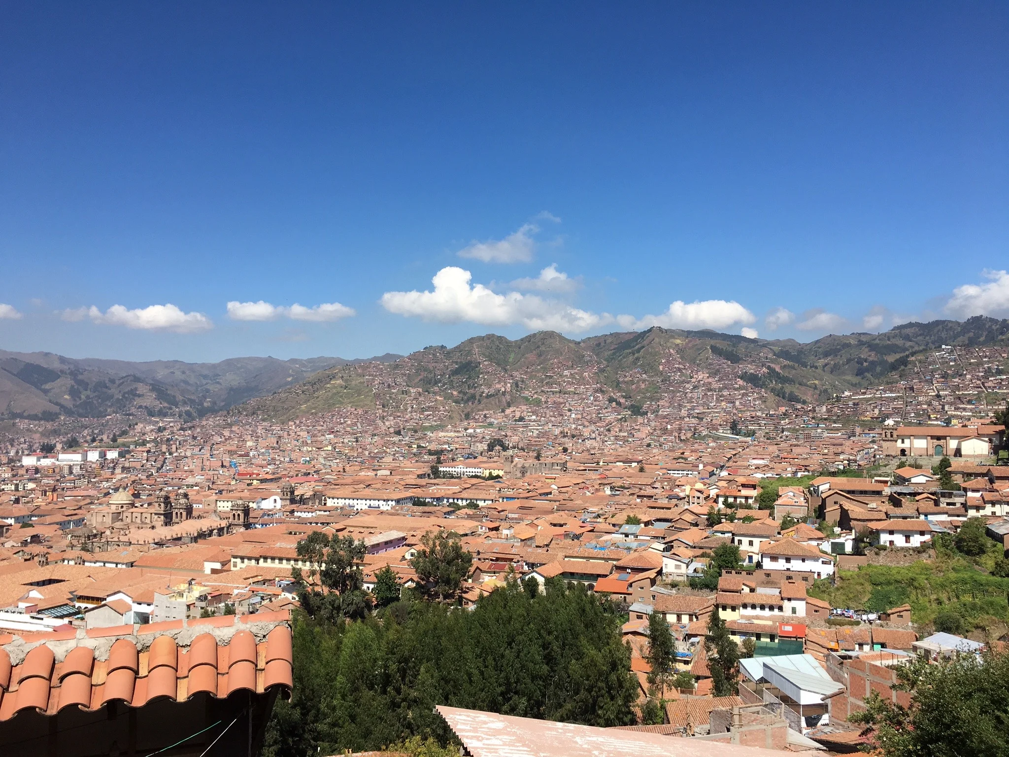 Cusco, view from our AirBnB