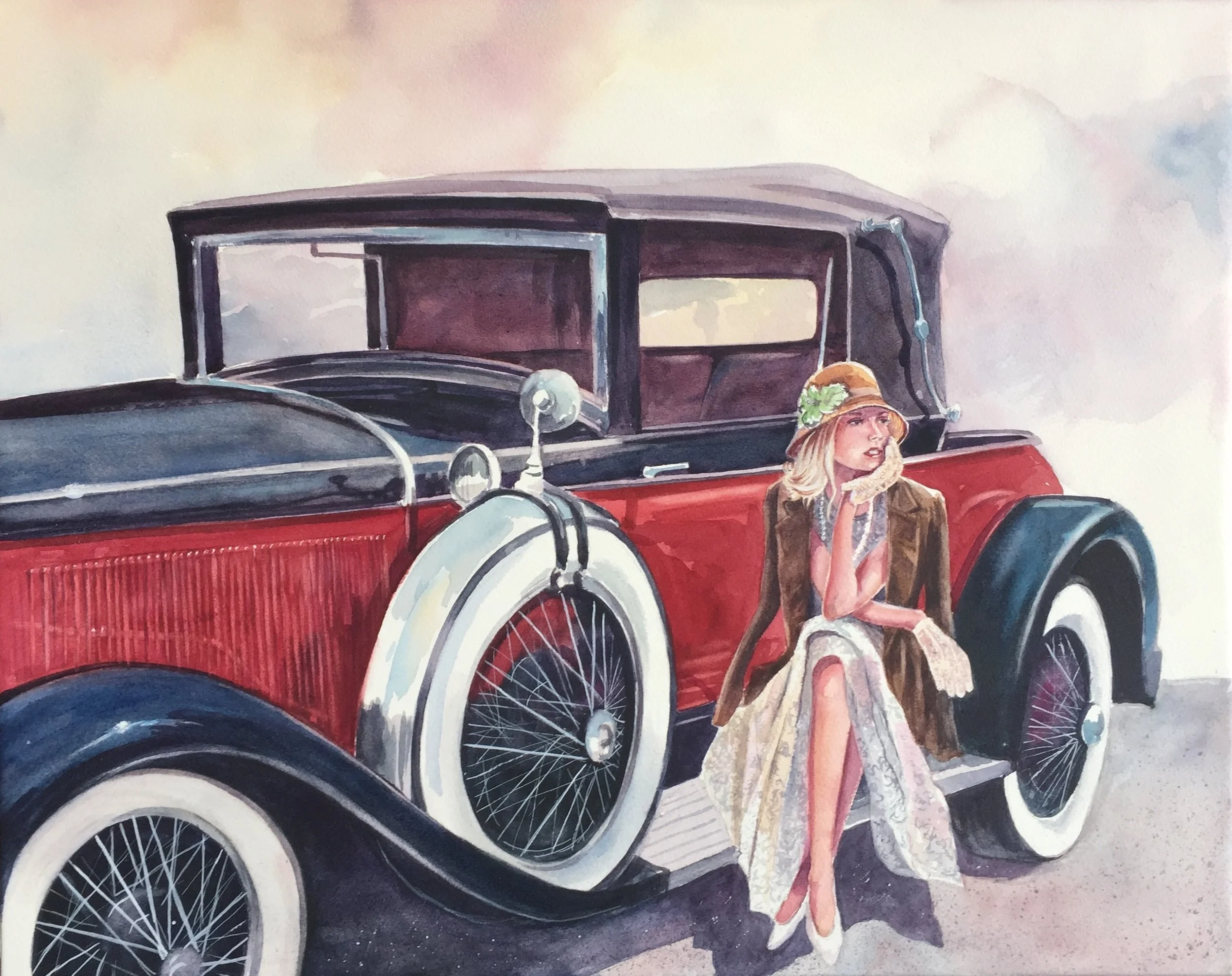Classy Ones Watercolor 16x20 