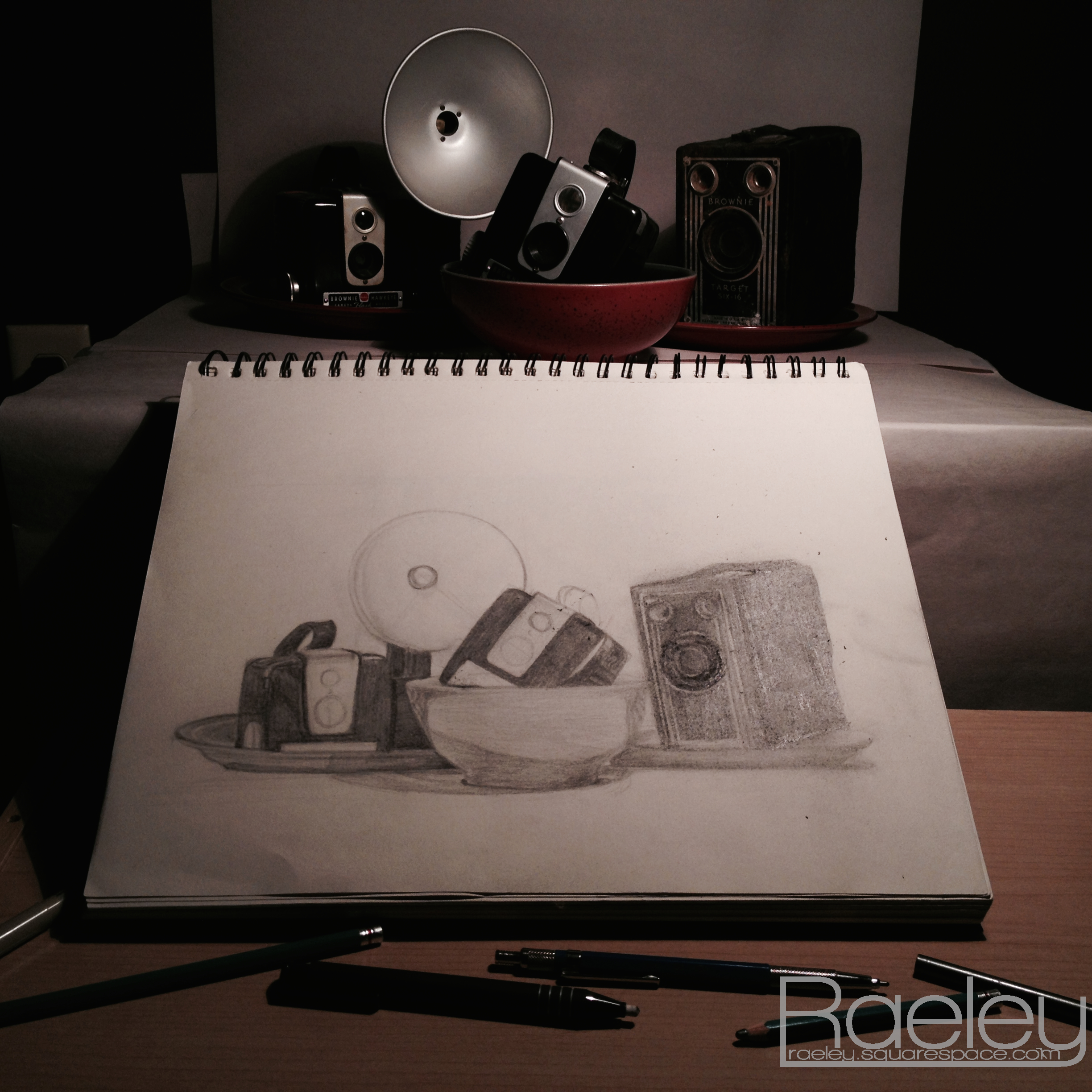 Do realize that this is a very unfinished work and that the still life looks much different in person. 