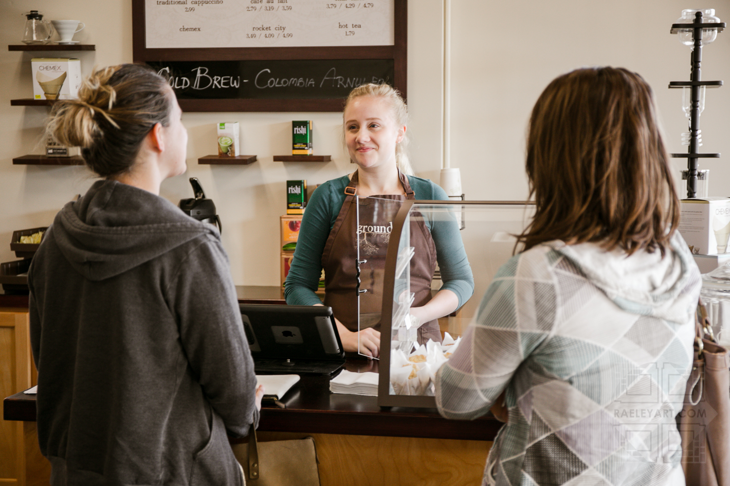 This "taken" image sets an expectation of what service you can expect at Grounded Coffee