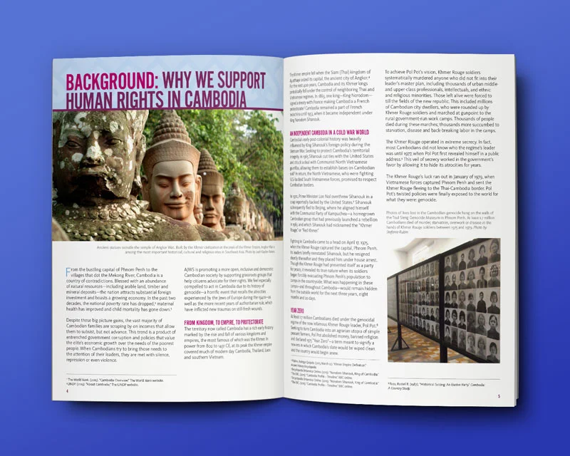 American Jewish World Service's study tour publication