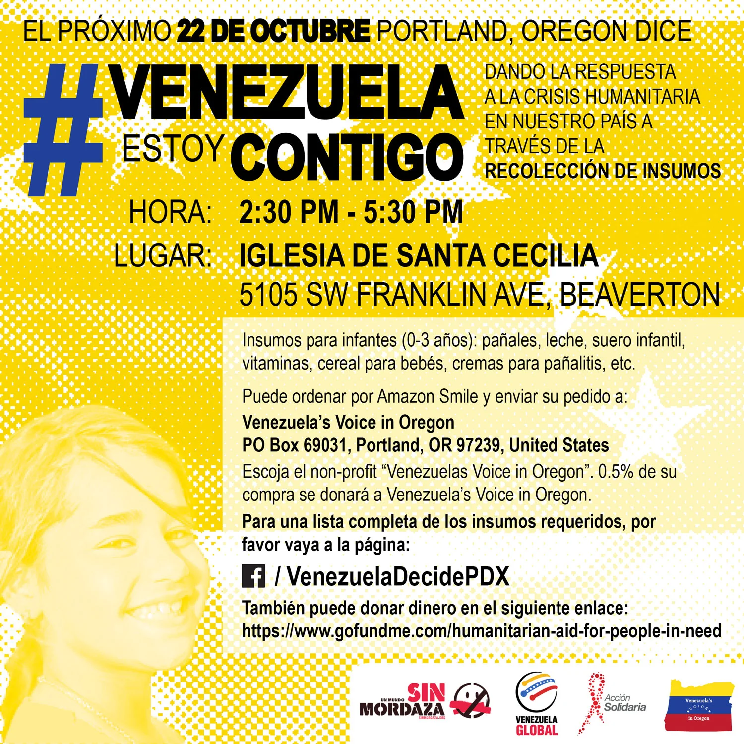 Venezuela's Voice in Oregon social media graphic