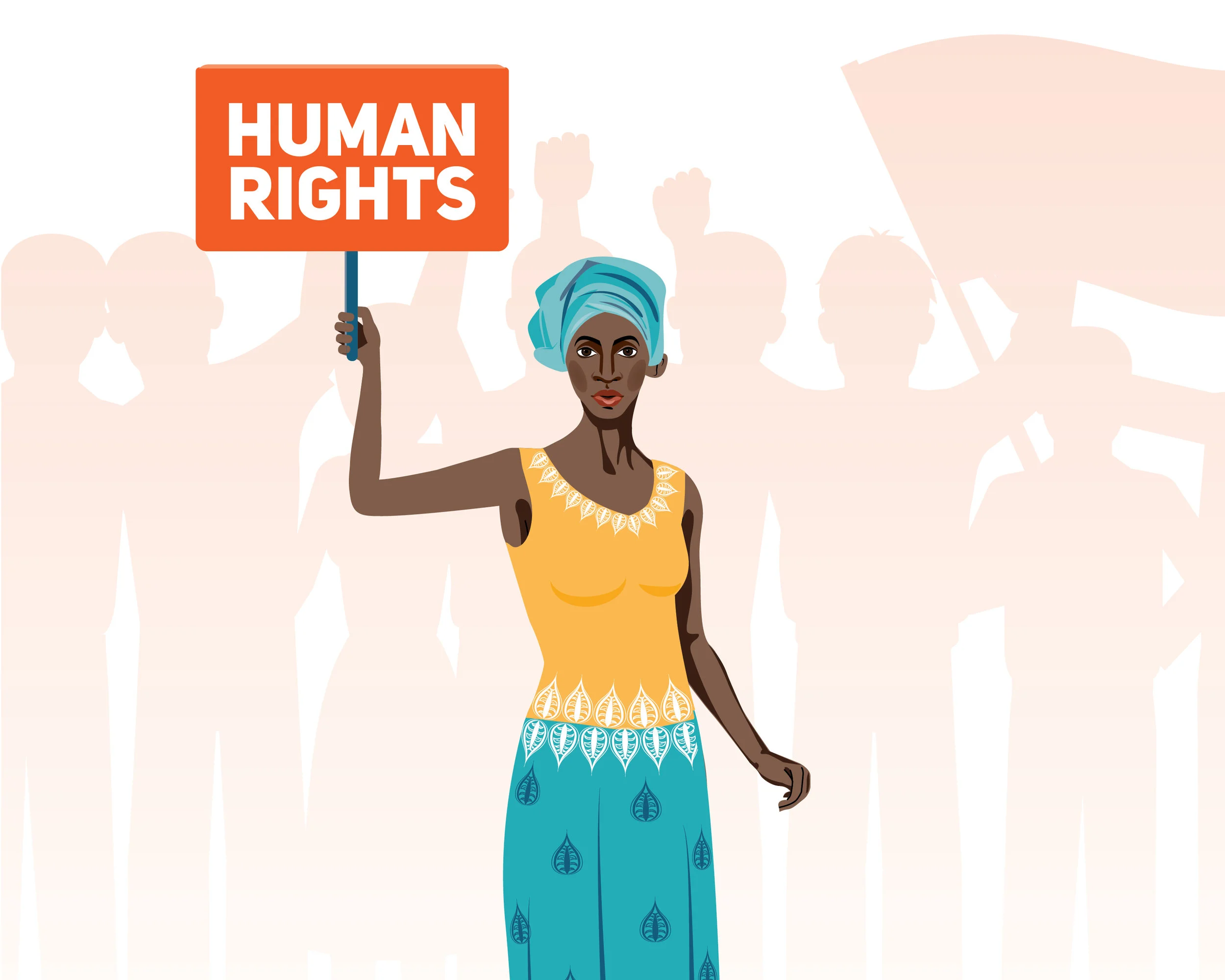 Fund for Global Human Rights' custom illustration