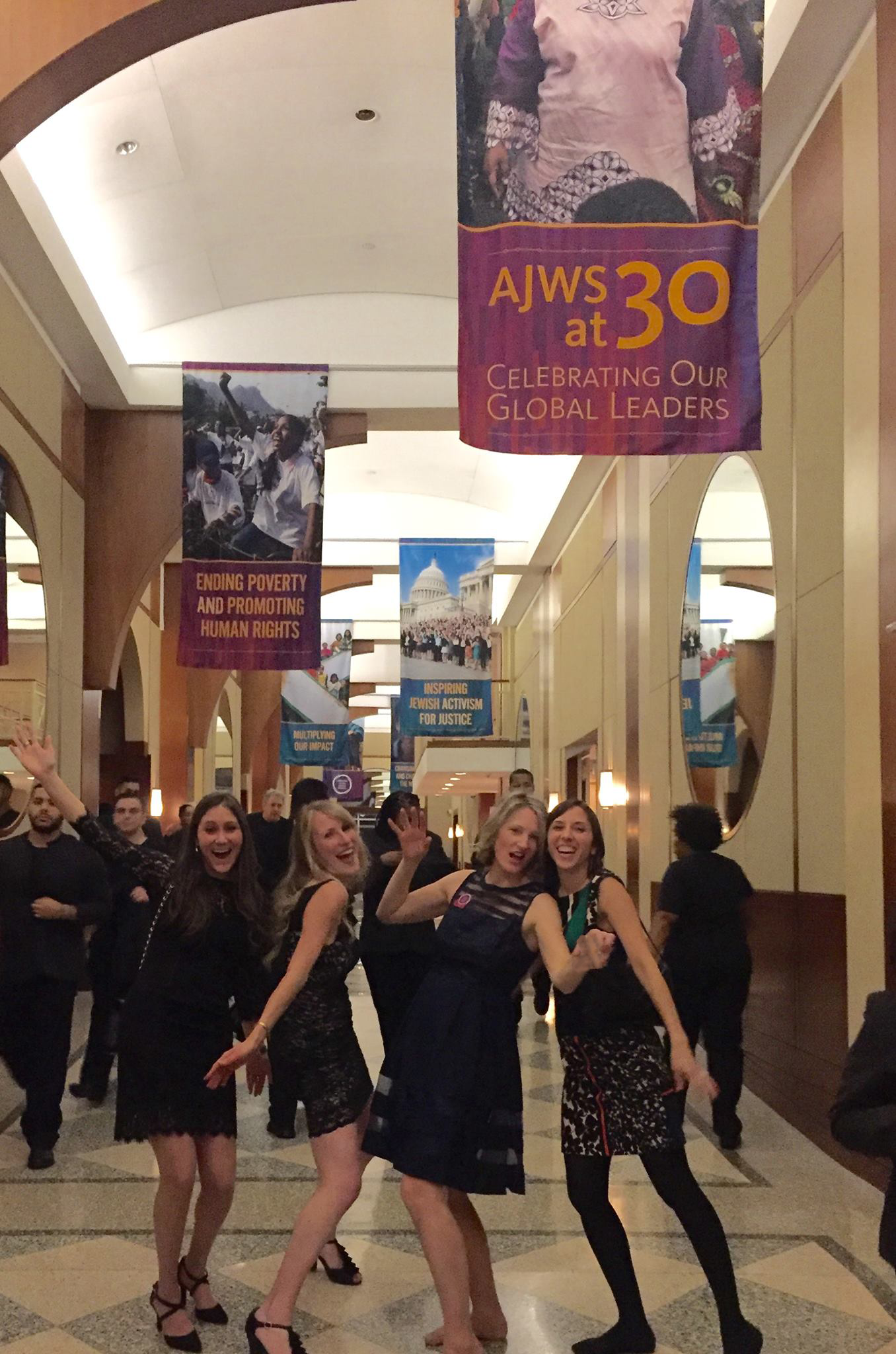 30th Anniversary Gala, hanging flags