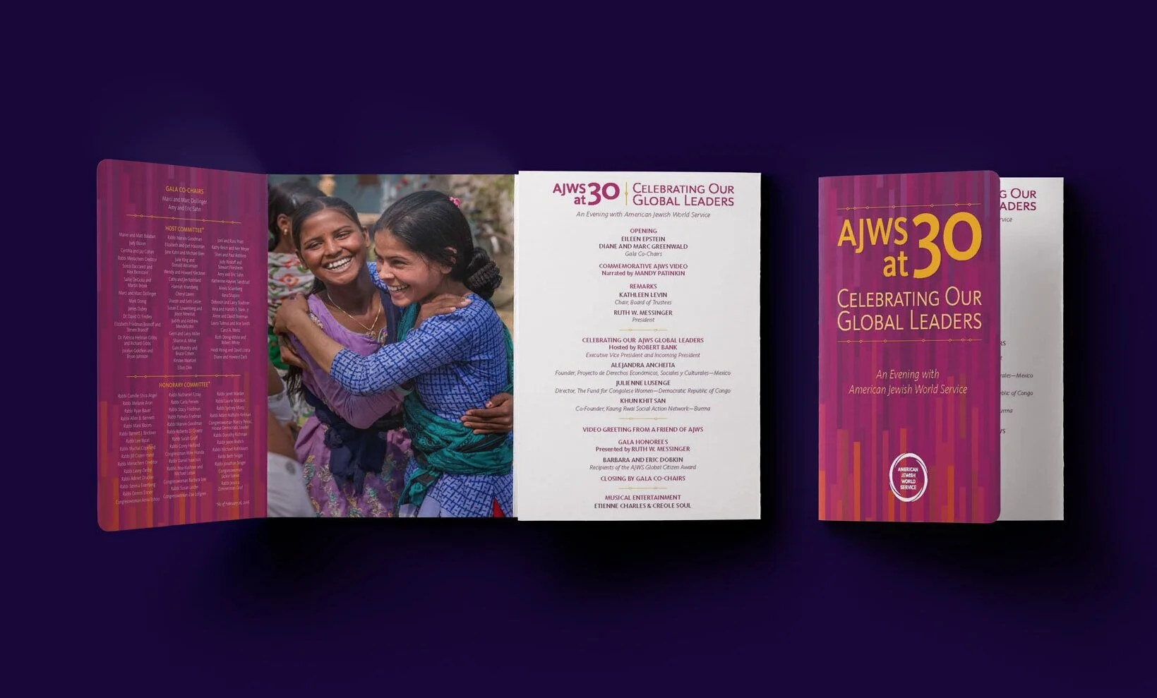 30th Anniversary Gala, event program