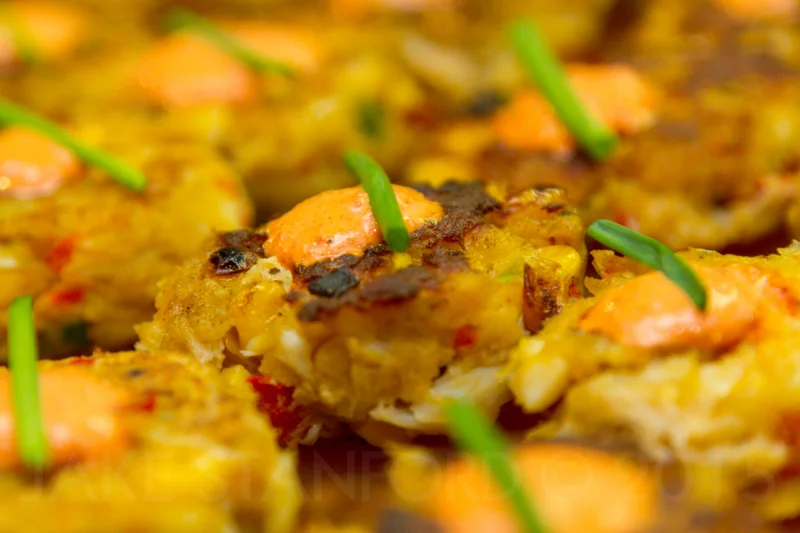 Crab Cakes with Roasted Red Pepper Aioli