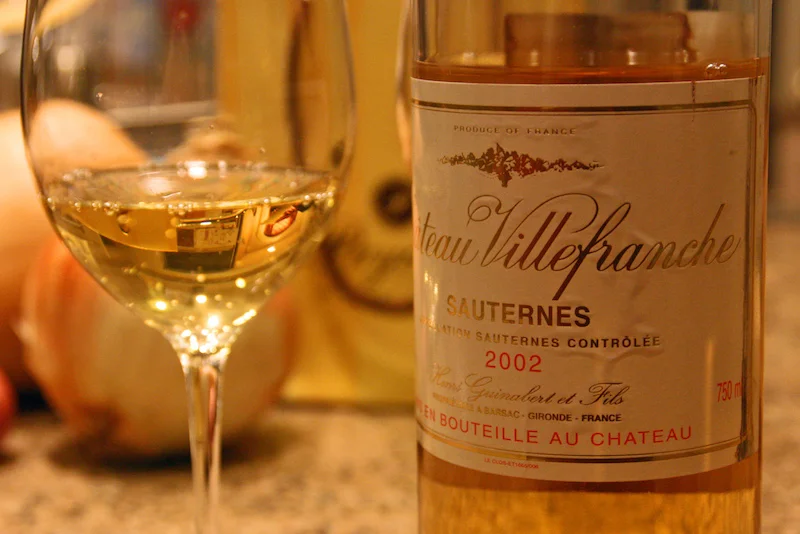 Perfect with foie gras. I said perfect.