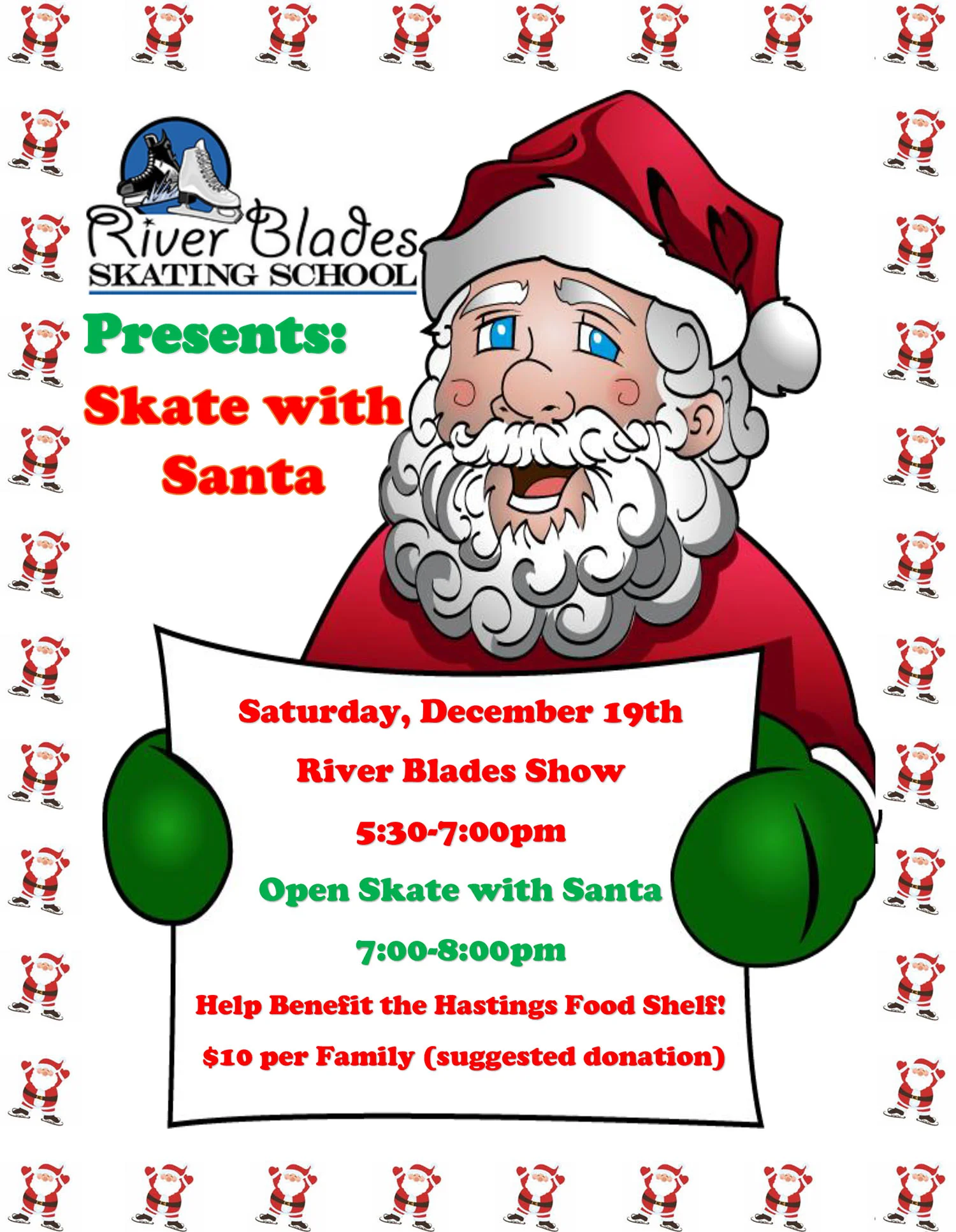 10th Anniversary Skate with Santa