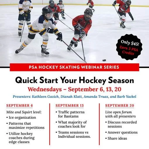 Quick Start Your Hockey Season with Amanda Truax, Kathleen Gazich, Dianah Klatt &amp; Barb Yackel PSA Webinar