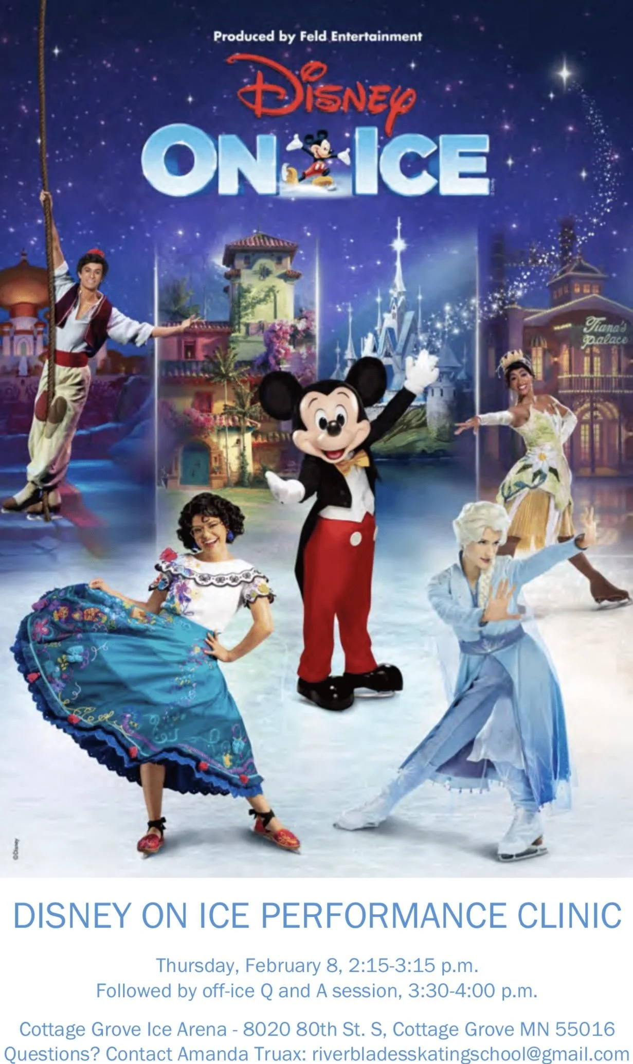 Disney On Ice Performance Clinic 2024 Information and Registration 